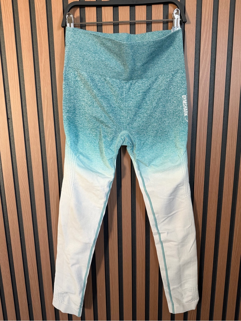 Gymshark Kids Aqua-to-White Ombre Leggings